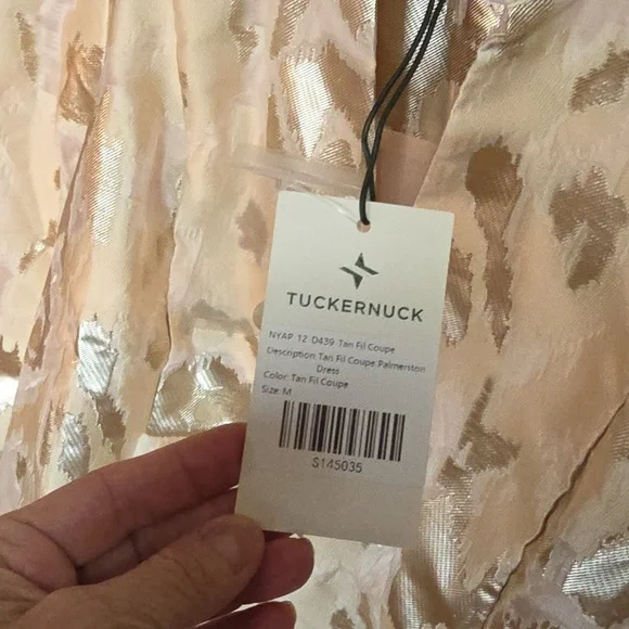Tuckernuck Tan/Cream Coupe Palmerston Mini Dress Numerous Sizes - Picture 9 of 12